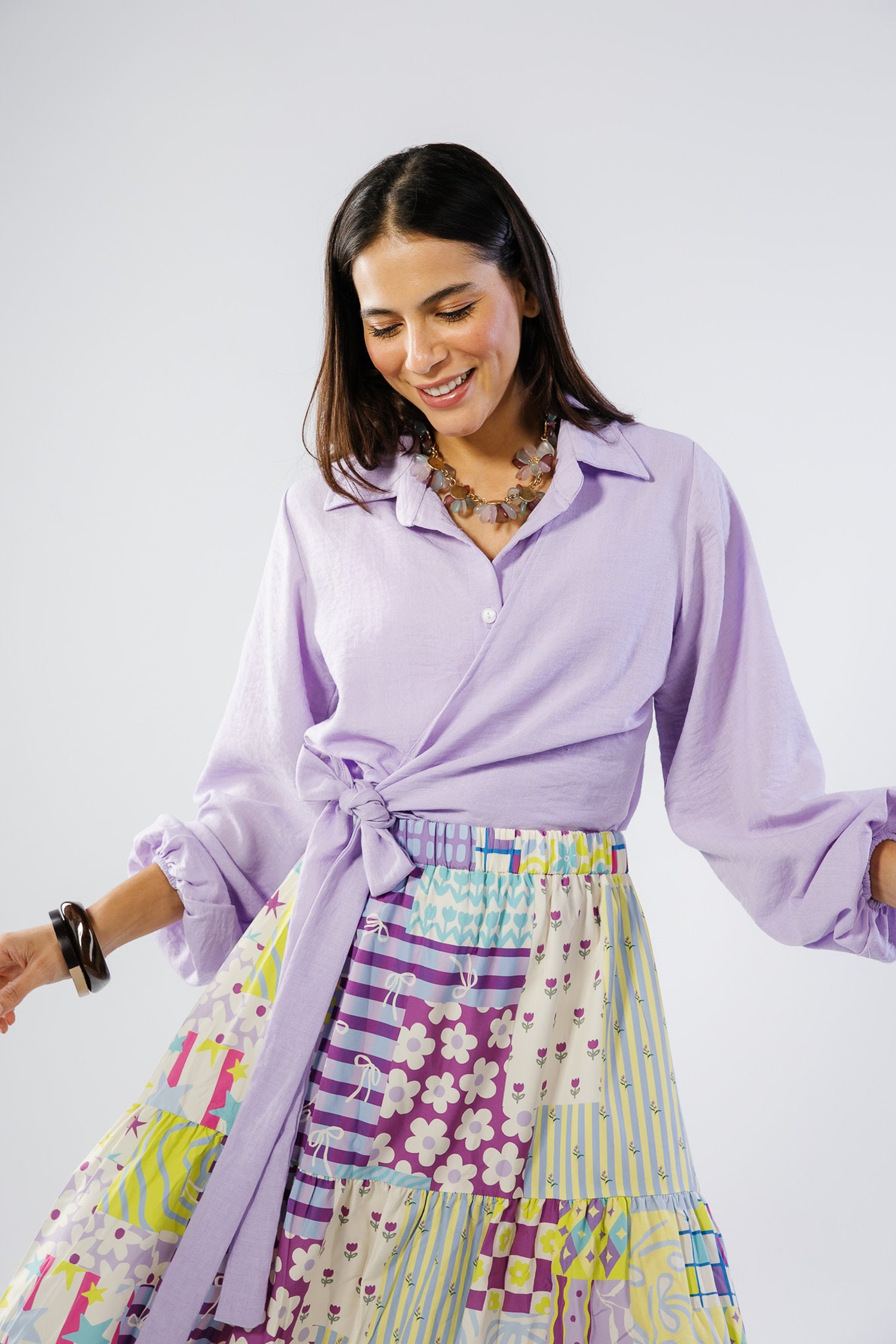 Treasure Shirt in lilac