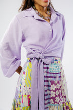 Treasure Shirt in lilac