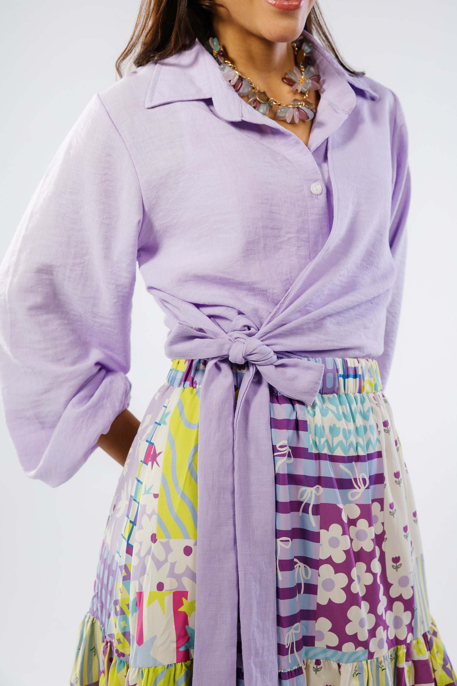 Treasure Shirt in lilac