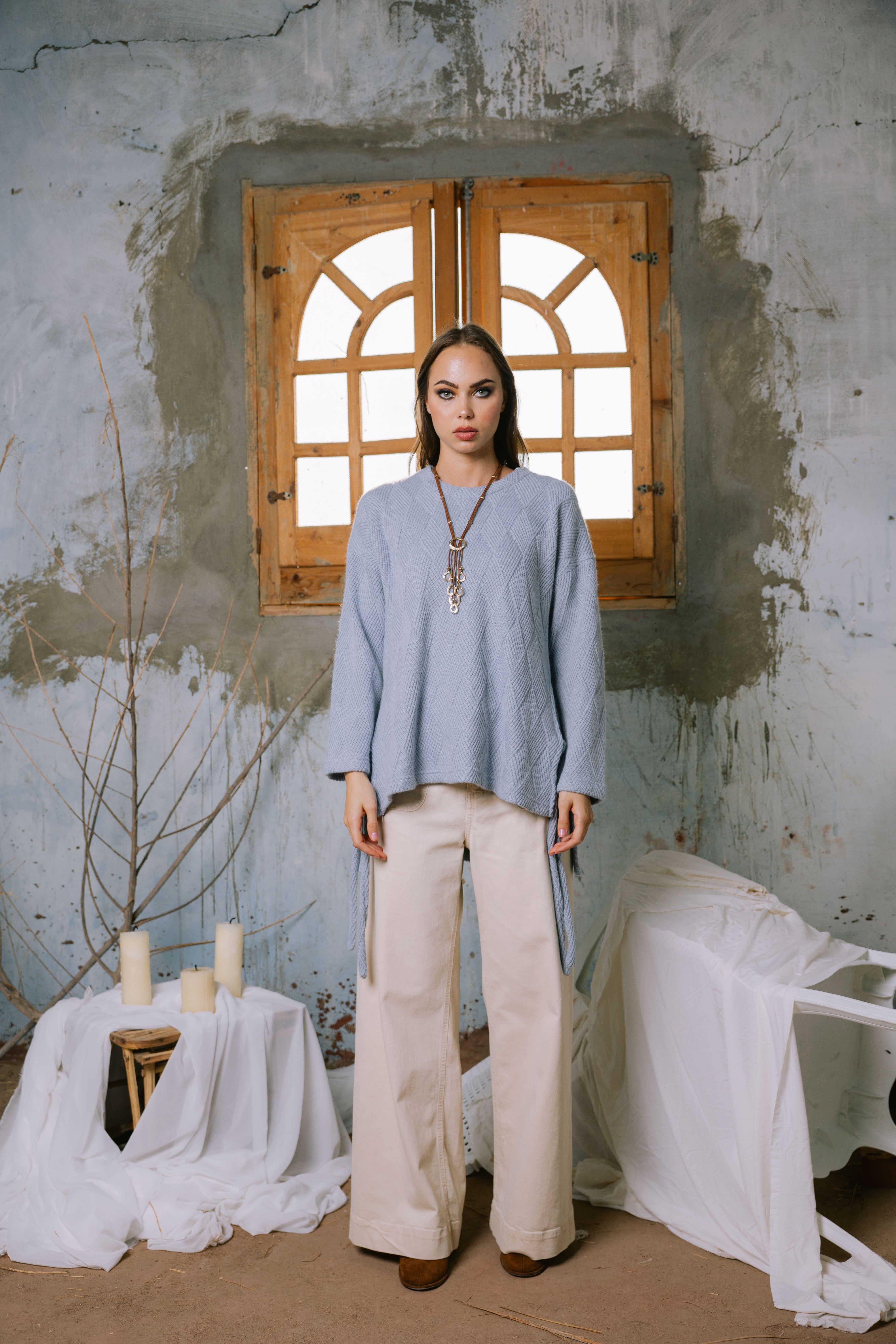 Pulse pullover in baby blue