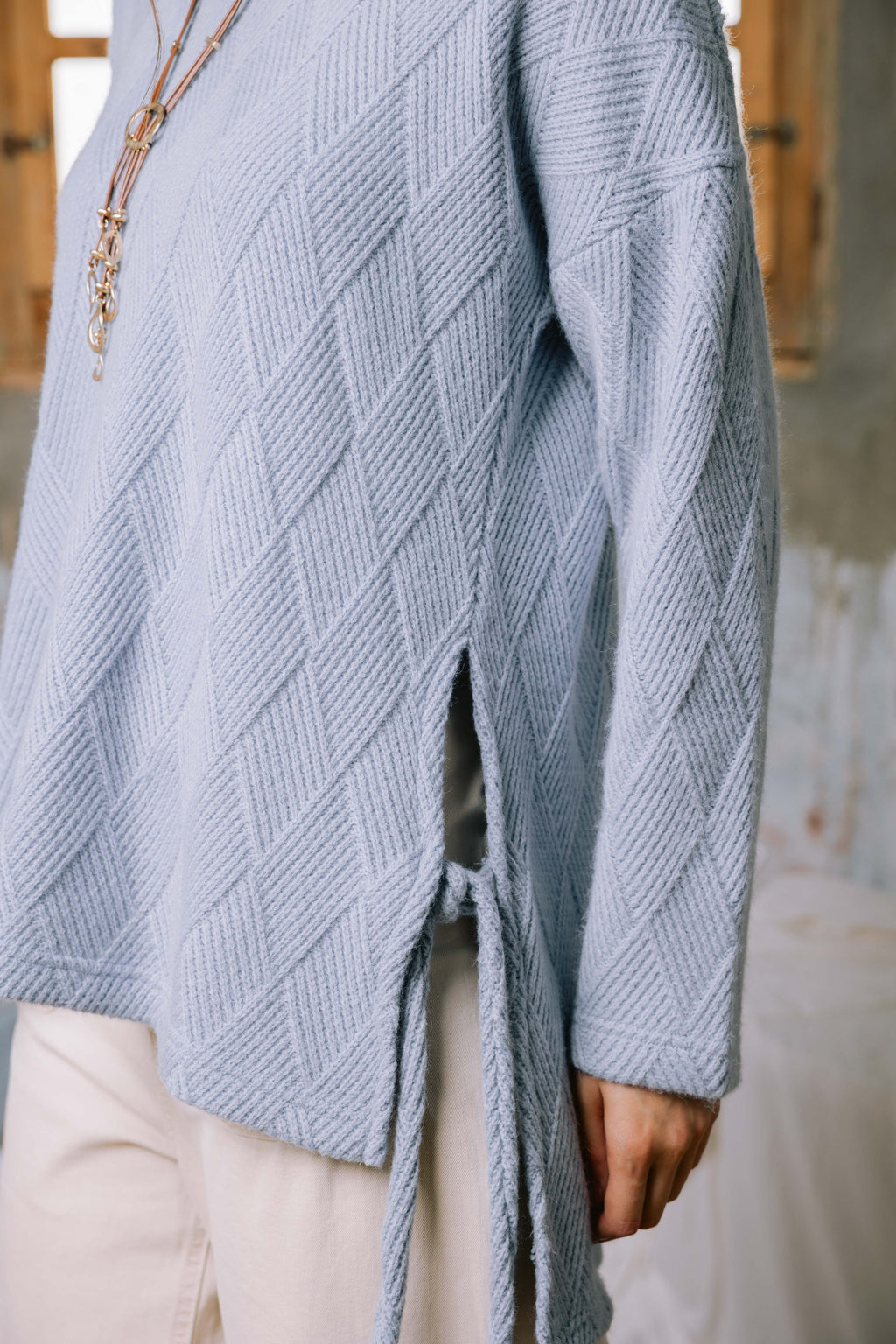 Pulse pullover in baby blue