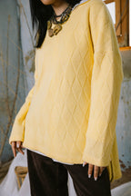 Pulse pullover in yellow