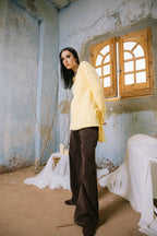 Pulse pullover in yellow