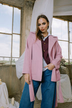 Shade jacket in pink