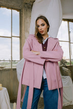 Shade jacket in pink
