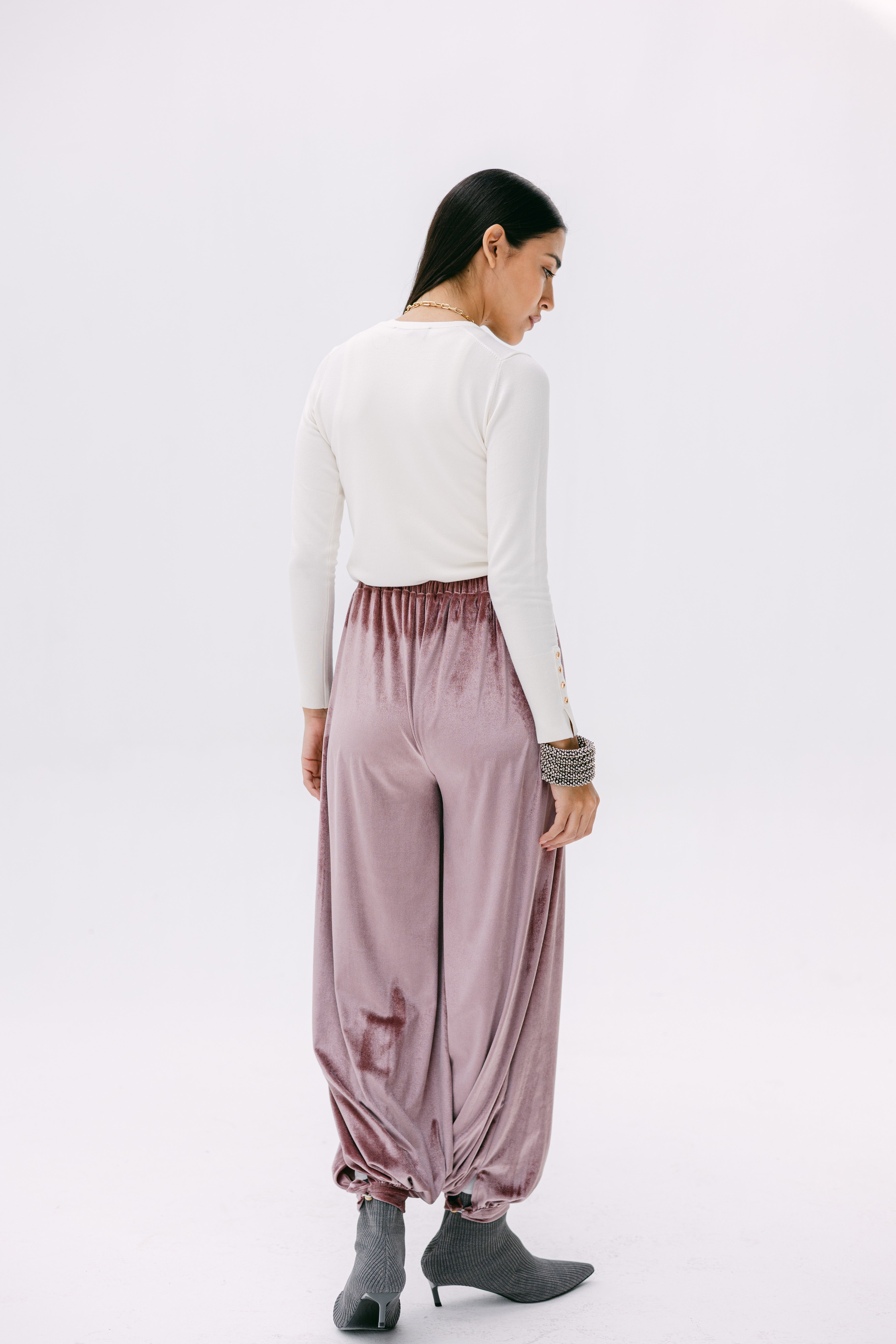 Theqa balloon pants in cashmere