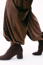 Theqa balloon pants in brown