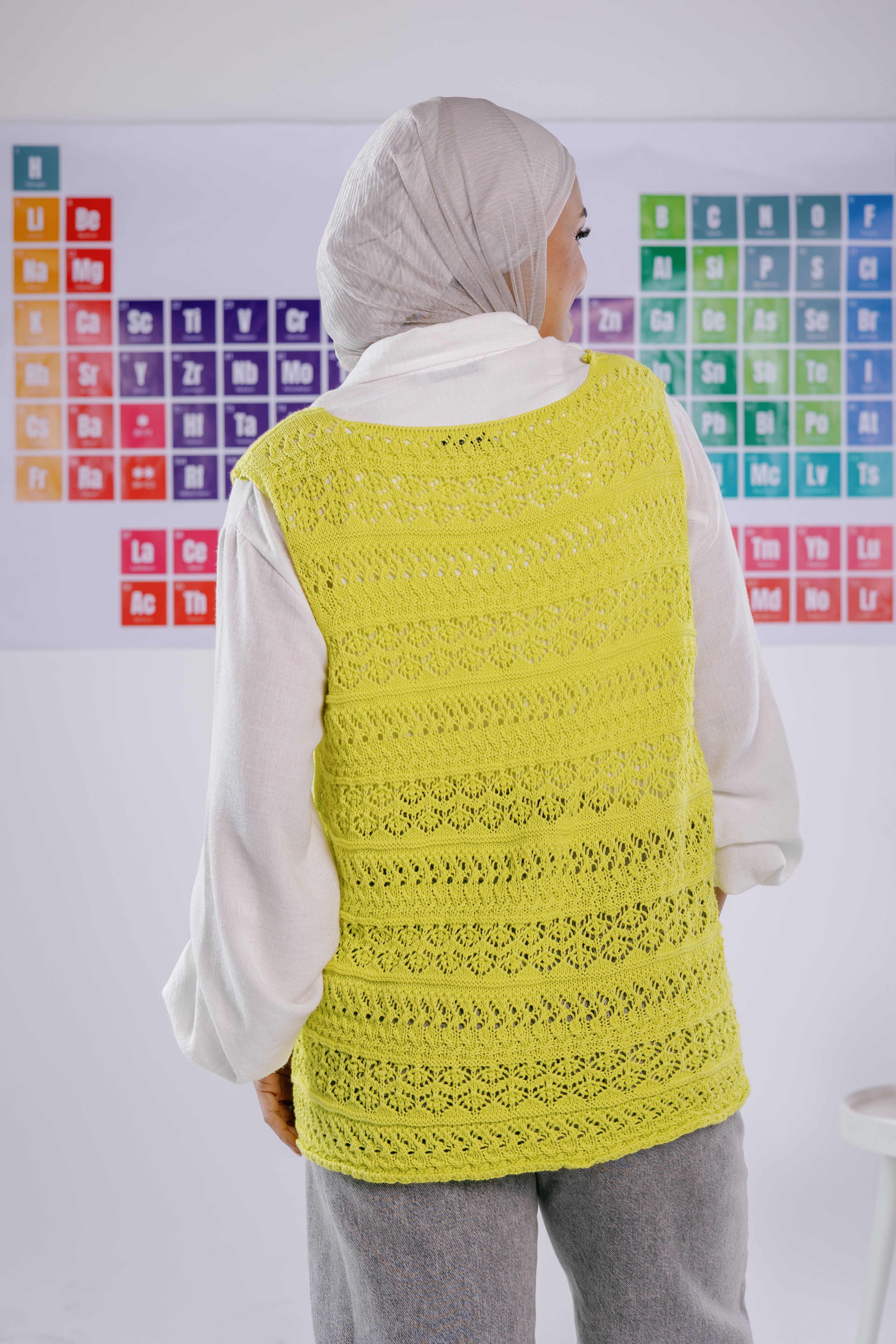 Volt vest in lime