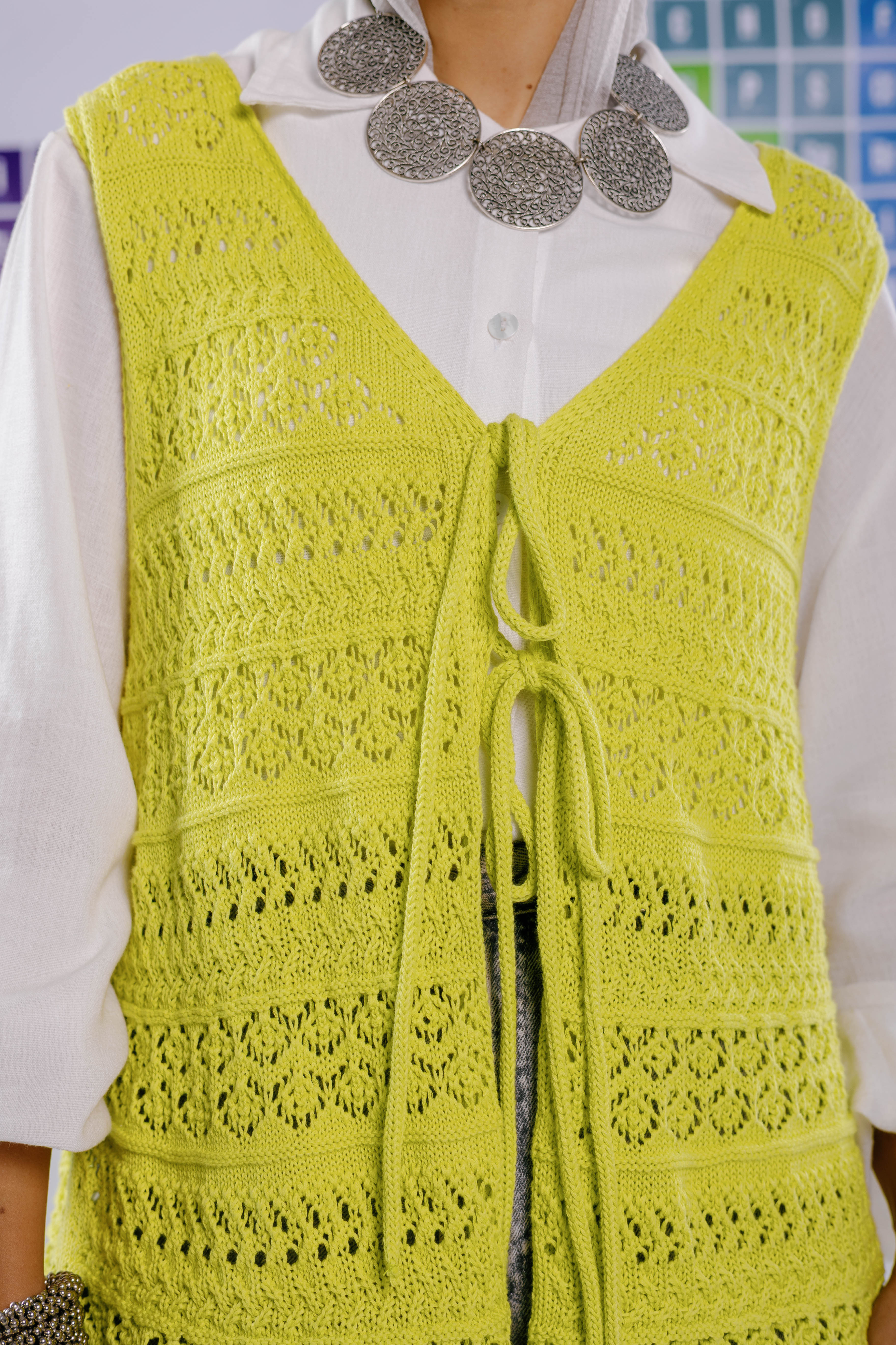 Volt vest in lime