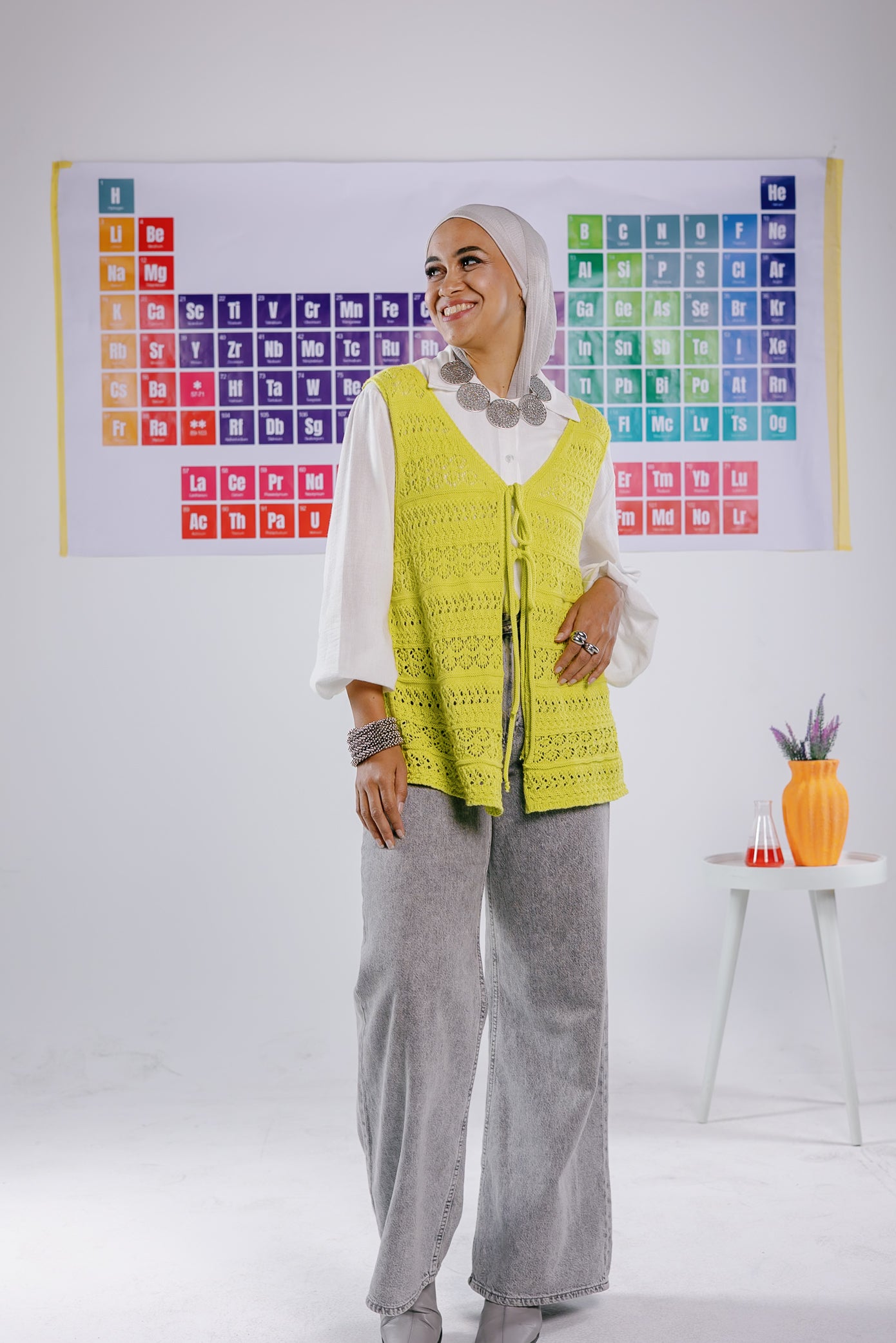 Volt vest in lime
