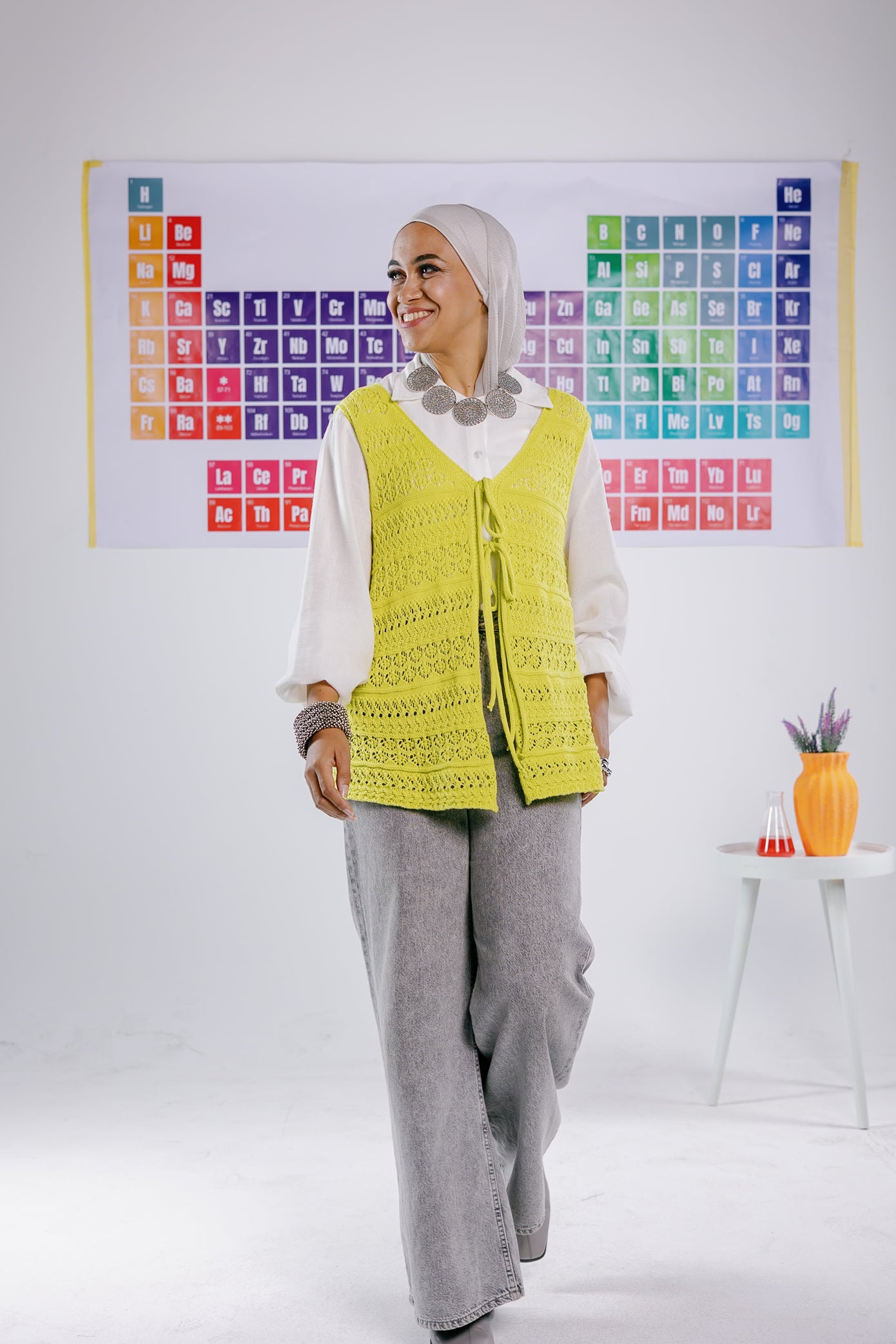 Volt vest in lime