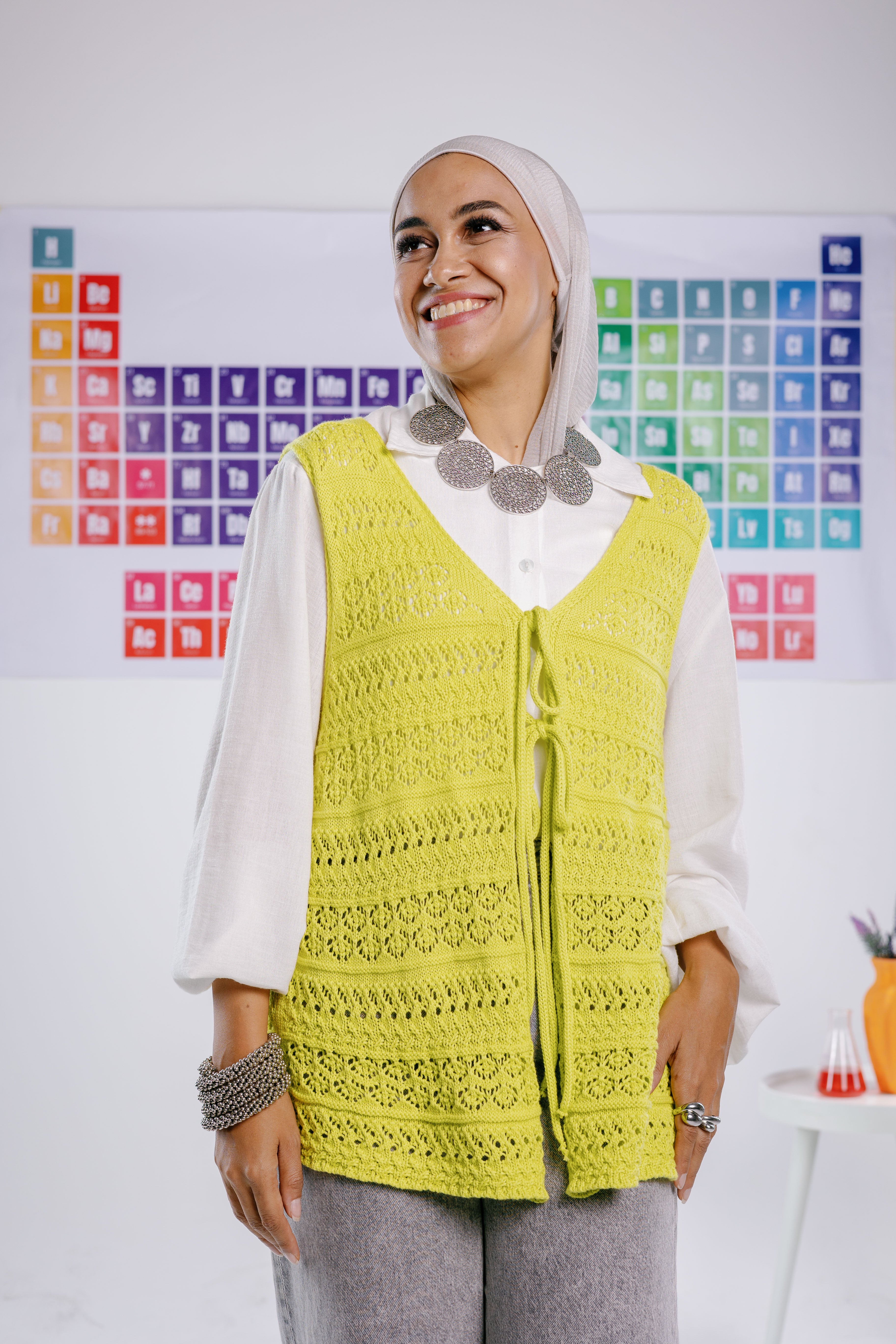 Volt vest in lime