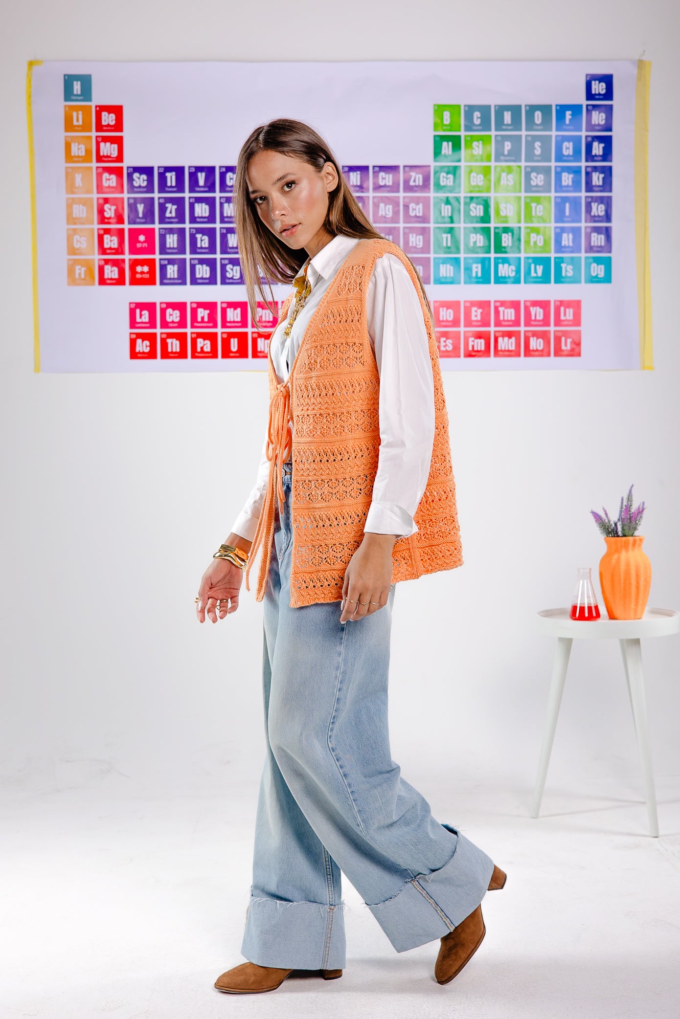Volt vest in orange