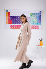 Icon dress in beige