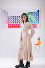 Icon dress in beige