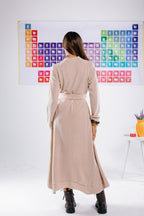 Icon dress in beige