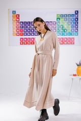 Icon dress in beige