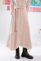 Icon dress in beige
