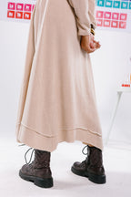 Icon dress in beige