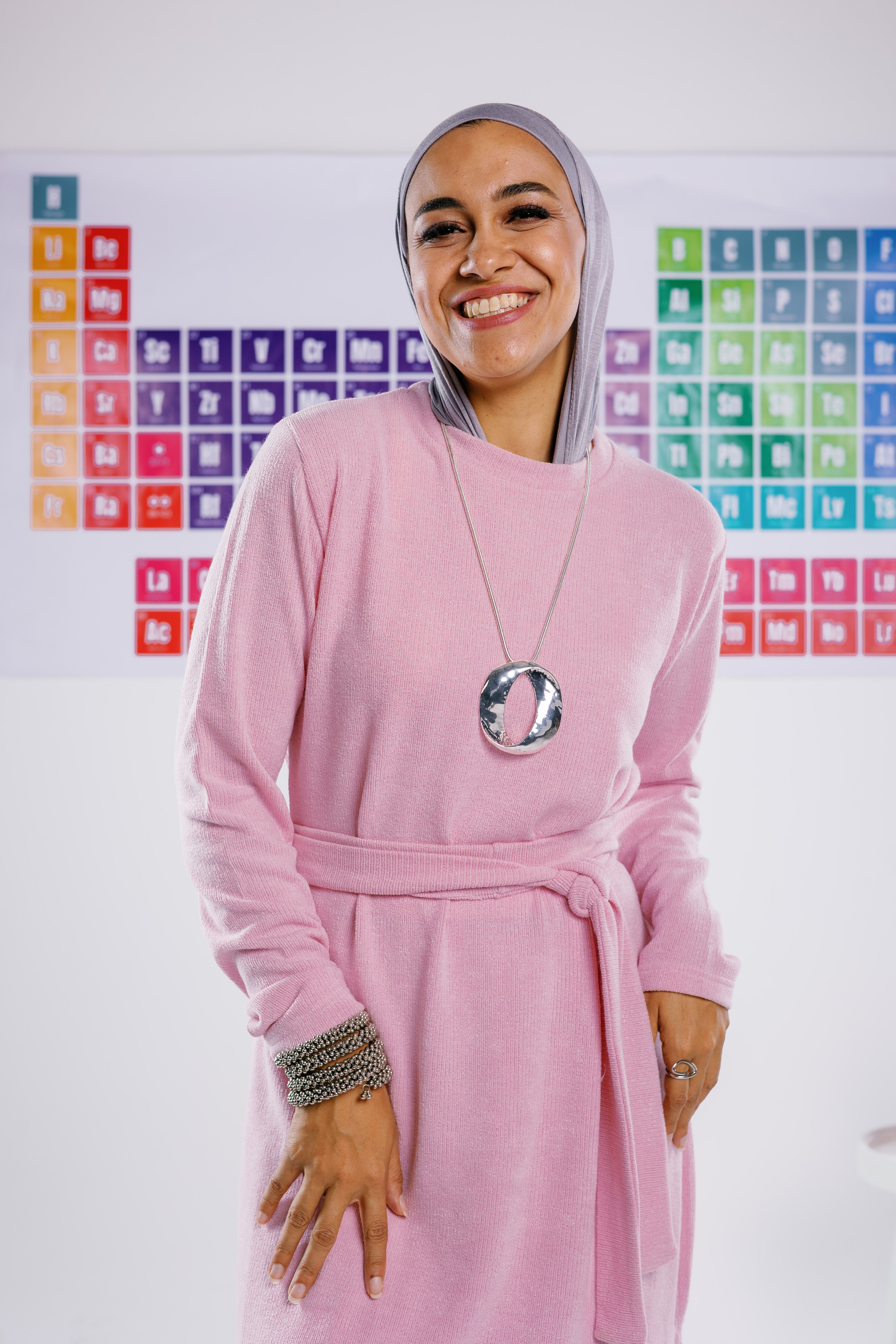 Icon dress in pink