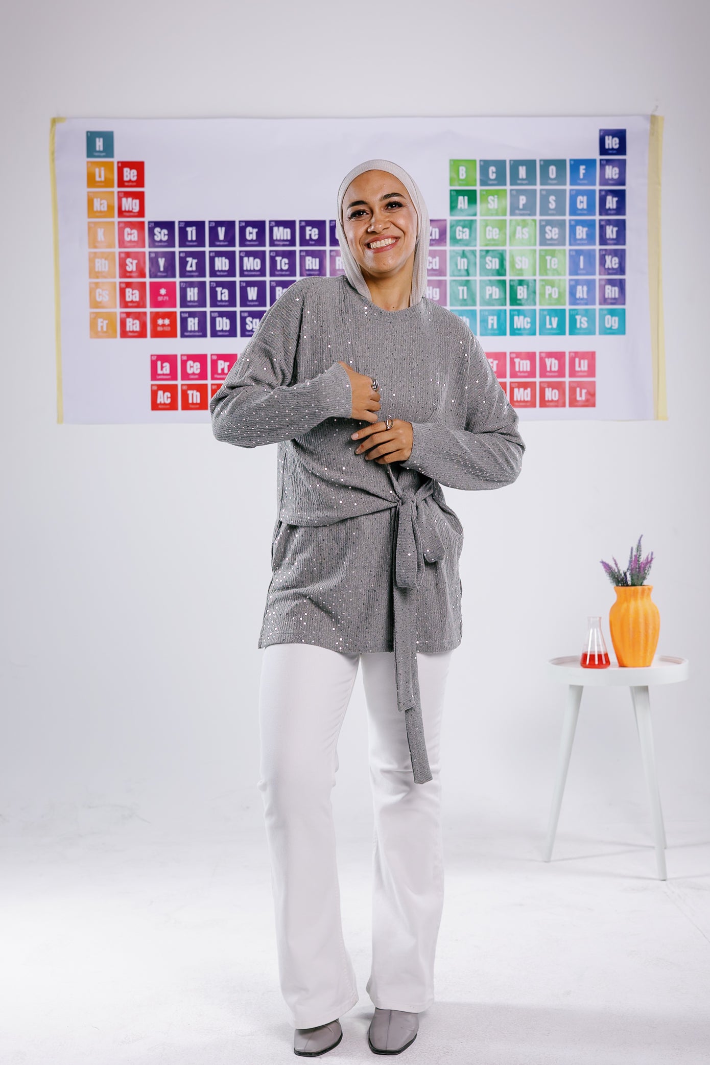 Flash top in grey