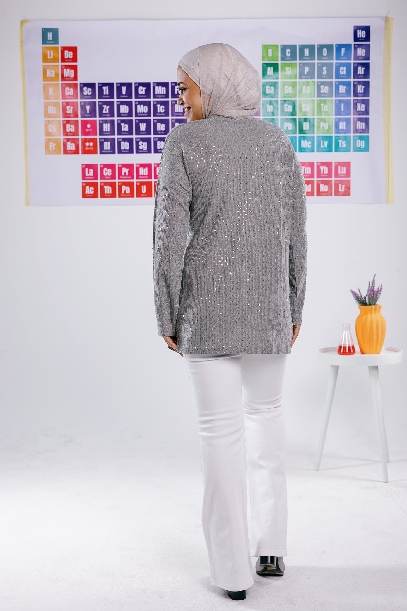 Flash top in grey