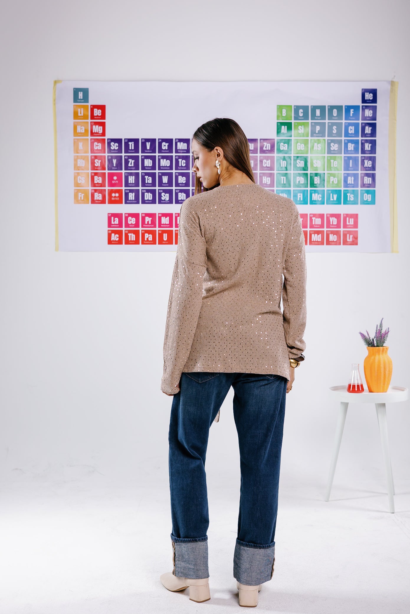 Flash top in beige