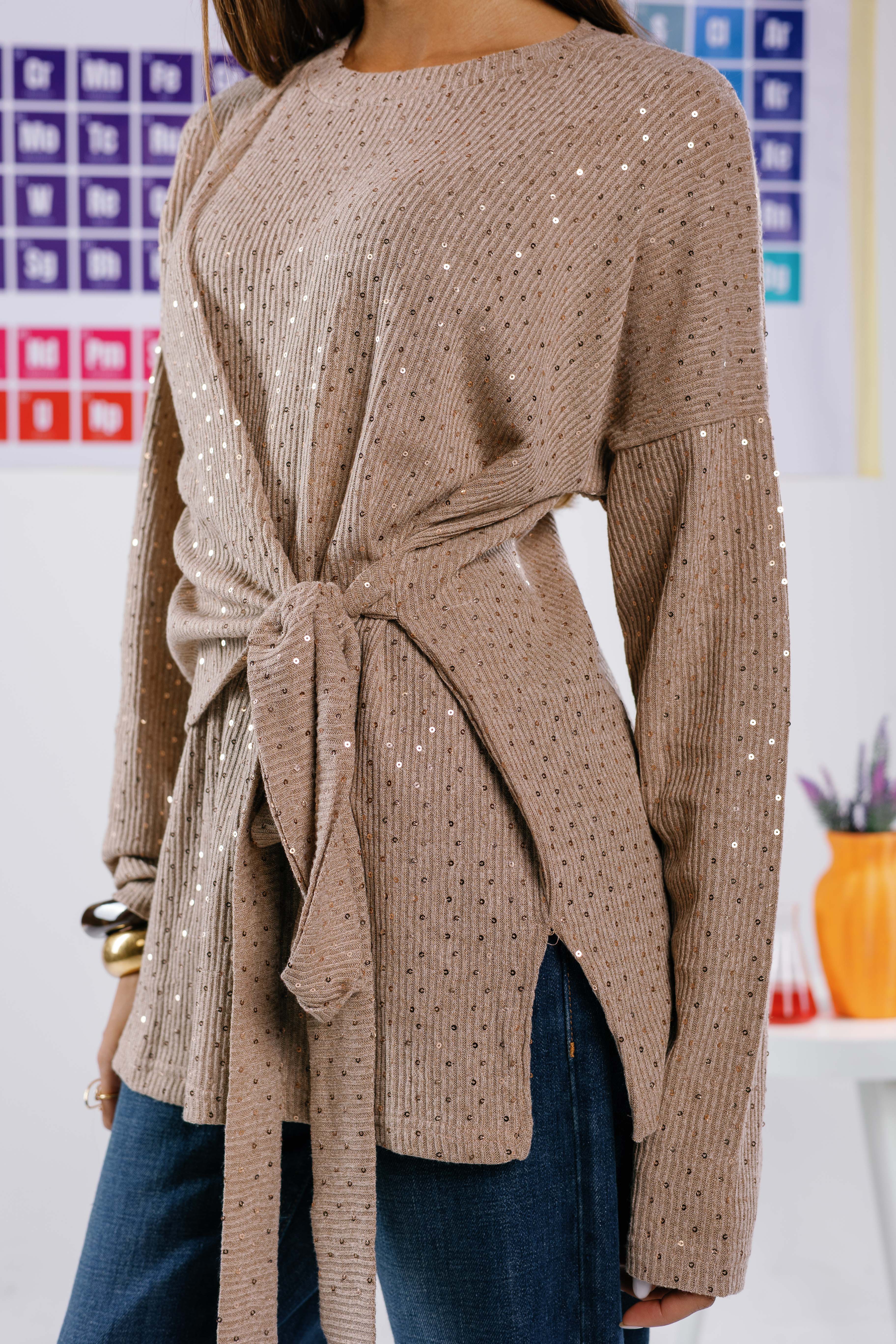 Flash top in beige