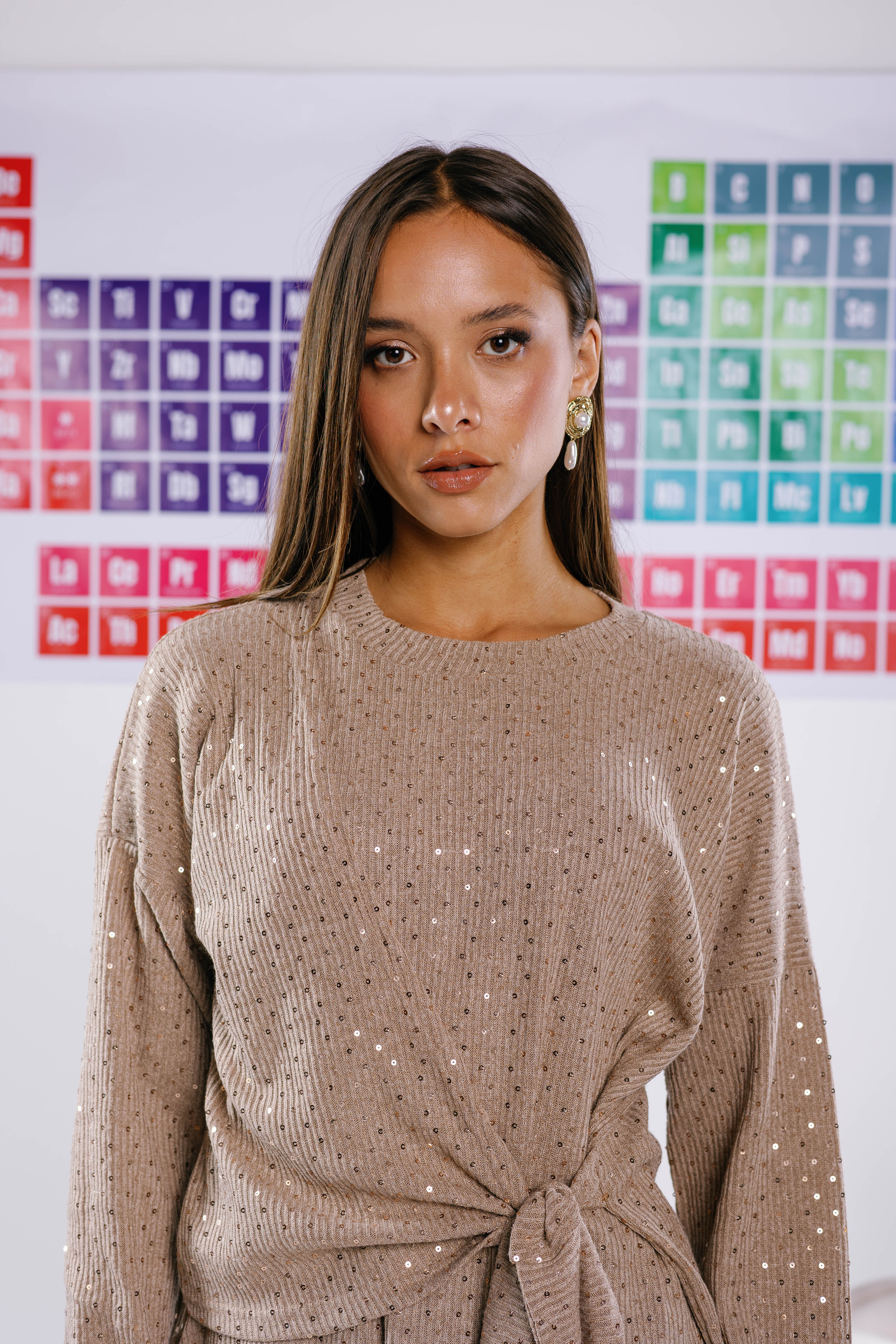 Flash top in beige